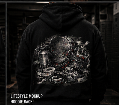 TATSU MMA After Rounds heavyweight hoodie product mockup