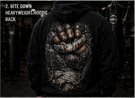 TATSU MMA Ryujin Vanguard heavyweight hoodie product mockup