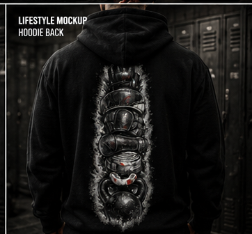 TATSU MMA Loadout 05 heavyweight hoodie product mockup