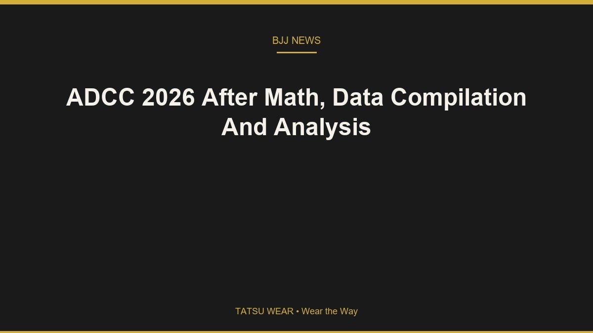 ADCC 2026 After Math, Data Compilation And Analysis