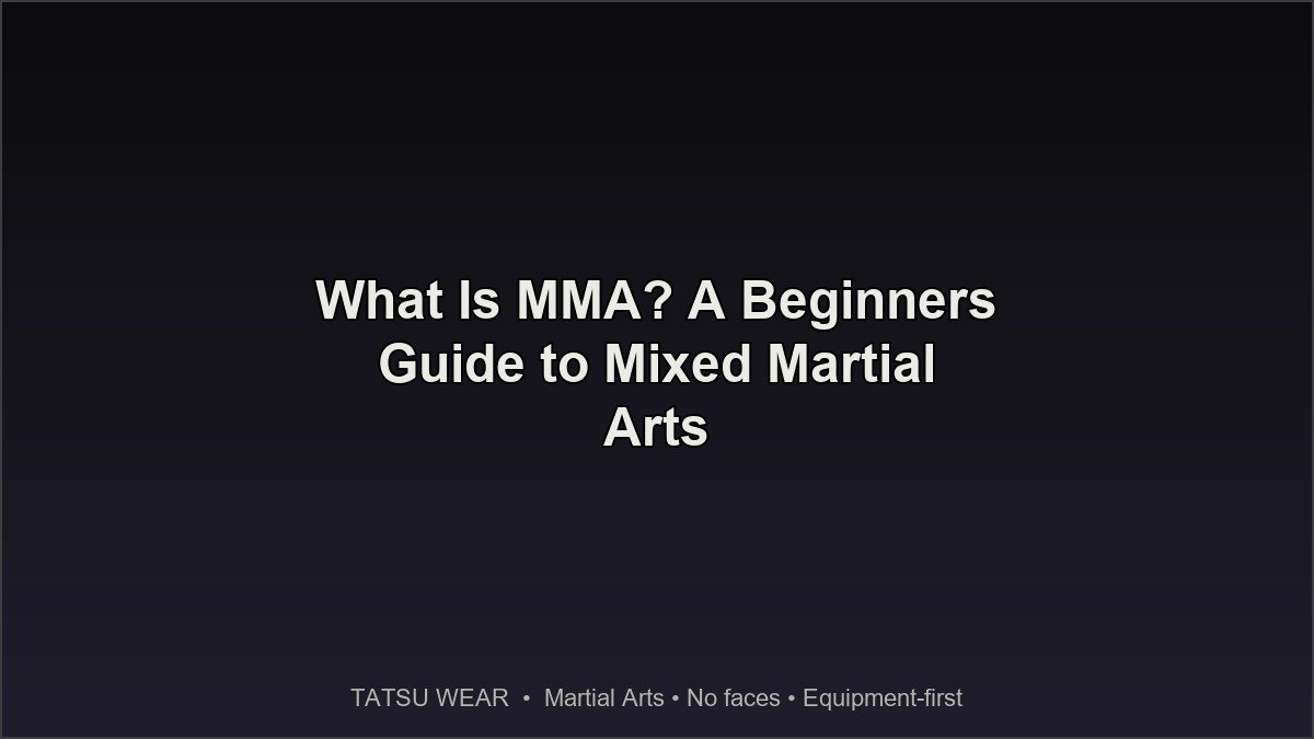 Infographic listing the four core MMA ranges: striking, clinch, takedowns and ground fighting
