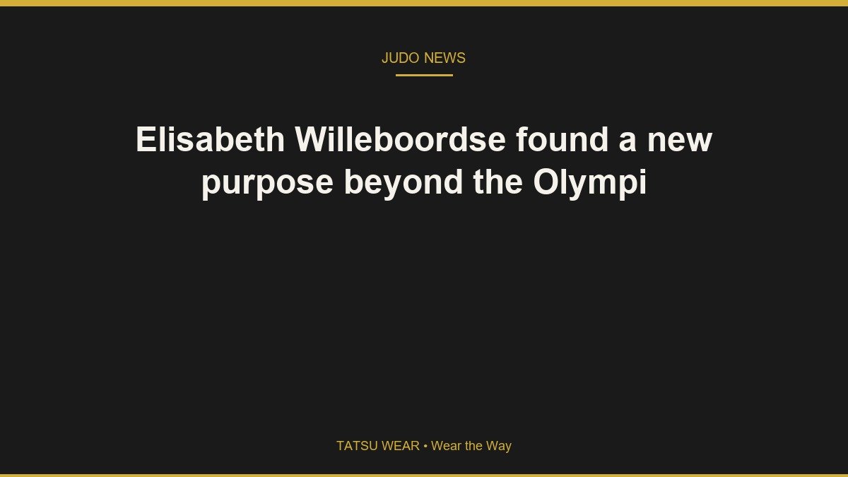 Elisabeth Willeboordse found a new purpose beyond the Olympi